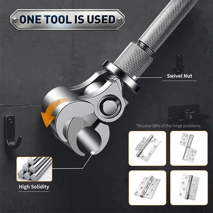 LELUMP™ Adjustable Door Hinge Wrench – Precision Alignment & Adjustment Tool