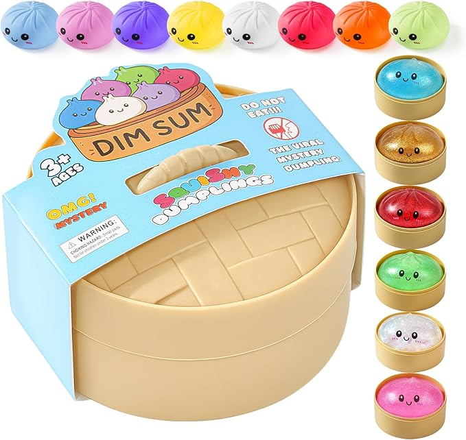 🔥 55% OFF TODAY 🎃 Halloween Steamed Bun Squishy Mystery Box Toy
