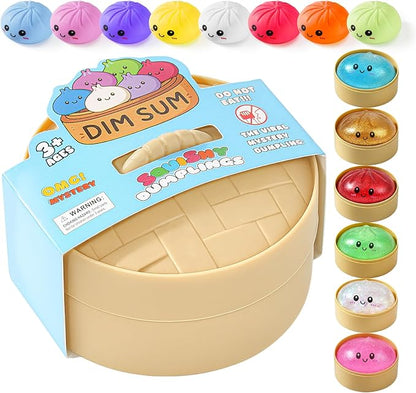 🔥 55% OFF TODAY 🎃 Halloween Steamed Bun Squishy Mystery Box Toy