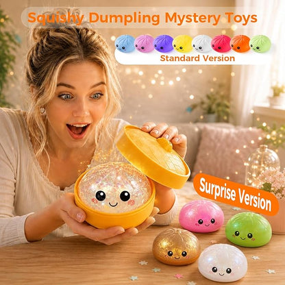 🔥 55% OFF TODAY 🎃 Halloween Steamed Bun Squishy Mystery Box Toy