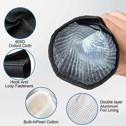 🎃Halloween Deal 50% OFF! 5 Layers HVAC Line Insulation Set Cover 72x10.2in Pipe Insulation Wrap