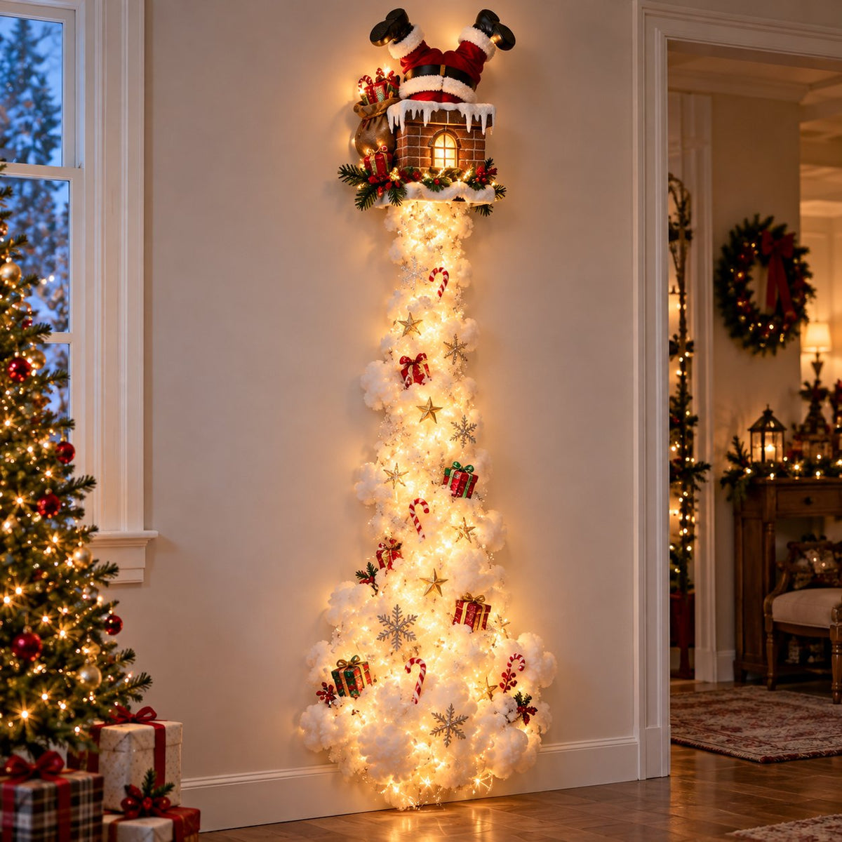 🎅 49% OFF Today Only ✨ Christmas Magic Trail Wall Light for a Festive Glow