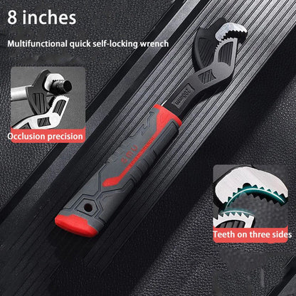 🎃Halloween Deal 50% OFF! Industrial Grade Multifunctional Self-locking Pipe Wrench Tool