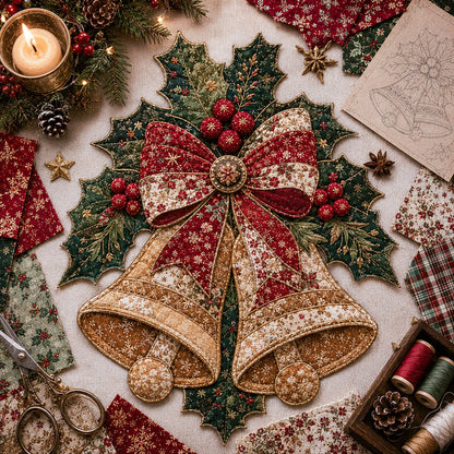 🎄🎅Christmas Patchwork Fabric DIY Decor Kit