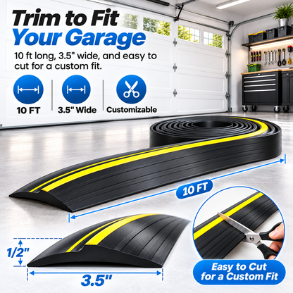 Garage Door Bottom Seal Strip,Fits All Standard Doors, Easy for DIY Homeowners