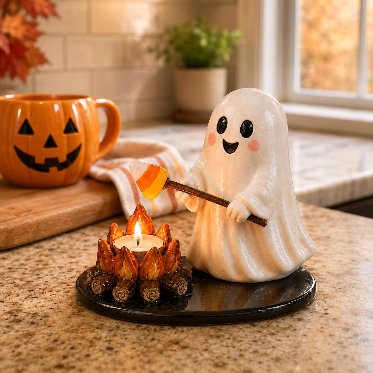 🔥LAST DAY 42% OFF💥Halloween Campfire Tealight Holder