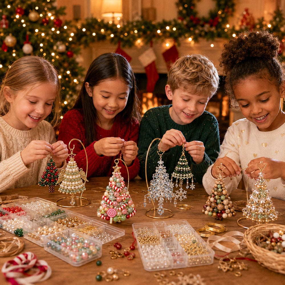 🔥 LAST DAY 49% OFF🔥DIY Christmas Tree Beaded Ornament Kit