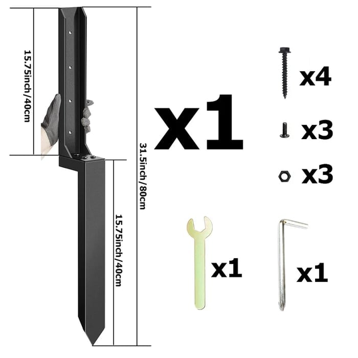 🛠️Fence Post Repair Kit