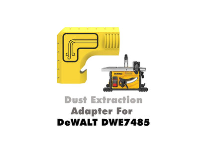 Table Saw Dust Collection Adapter 🛠️ – Fits DeWALT DW745 & DWE7485