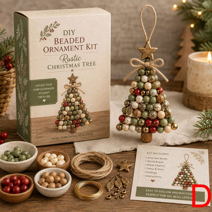 🔥 LAST DAY 49% OFF🔥DIY Christmas Tree Beaded Ornament Kit