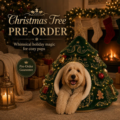 🎄 Christmas Dog Beds – Cozy Festive Sleigh & Holiday Pet Beds