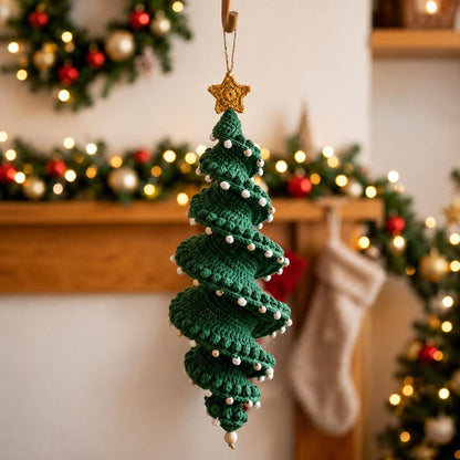 🔥Last Day 49% OFF ✨Crochet Snowman Spiral Ornament DIY Kit