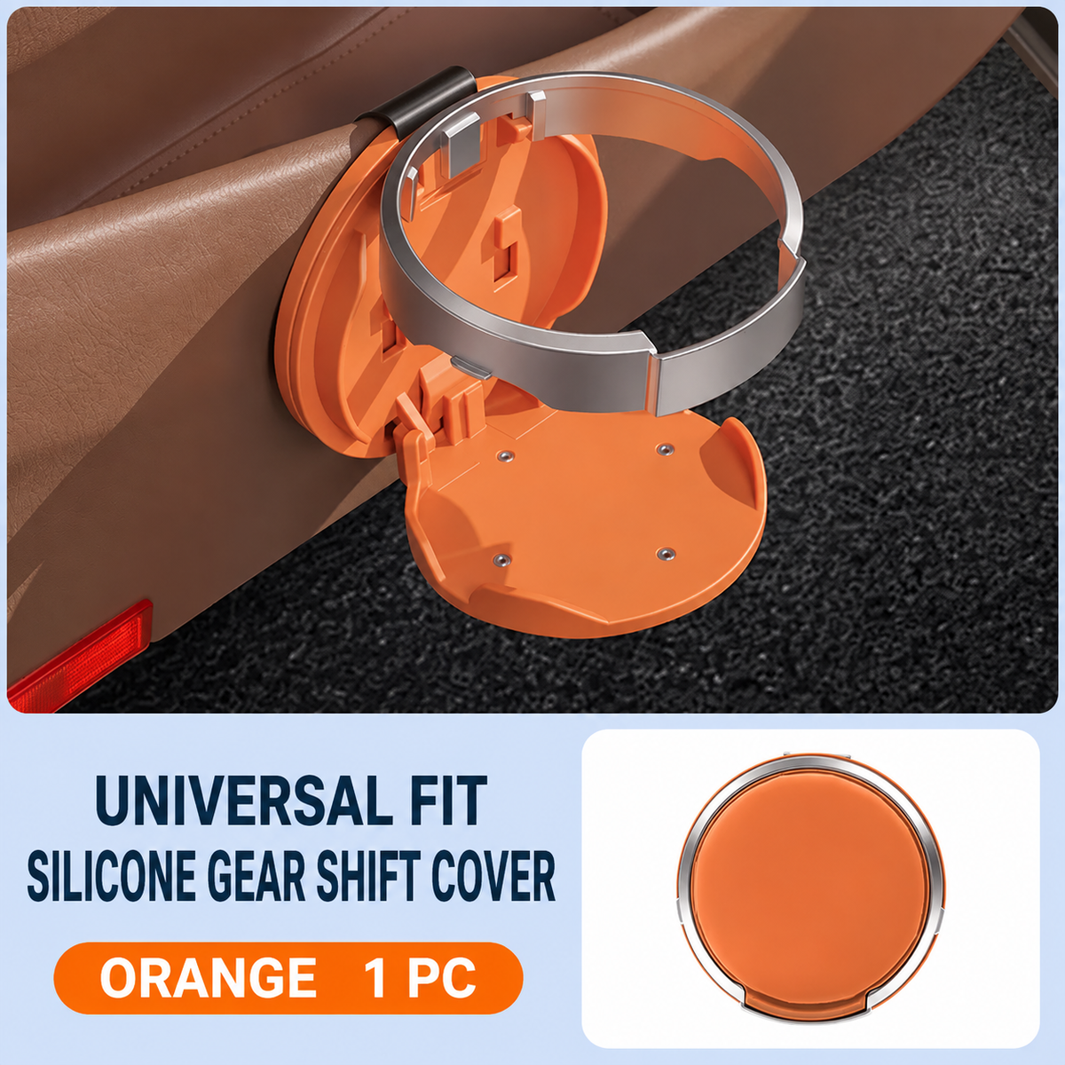 🚗 Universal Foldable Car Cup Holder – Space-Saving Drink & Phone Holder