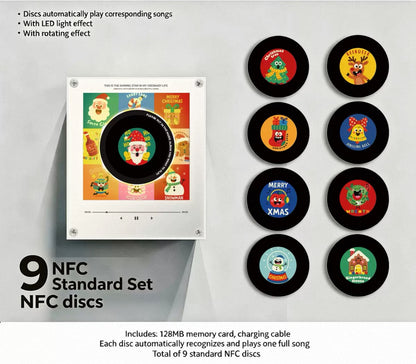 🎵 Iconic Pop Star NFC Fridge Magnet Music Player | Retro Vinyl Style Decor