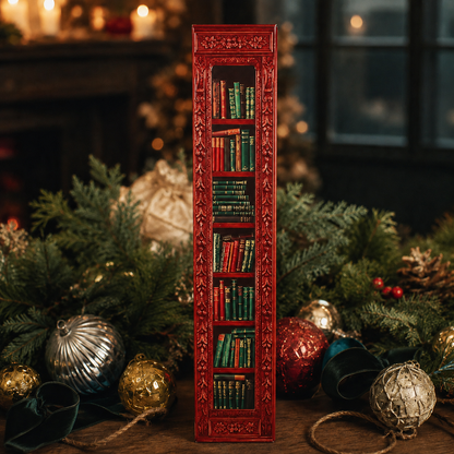 📚 25-Day Book Advent Calendar – 25 Openable Mini Book Ornaments