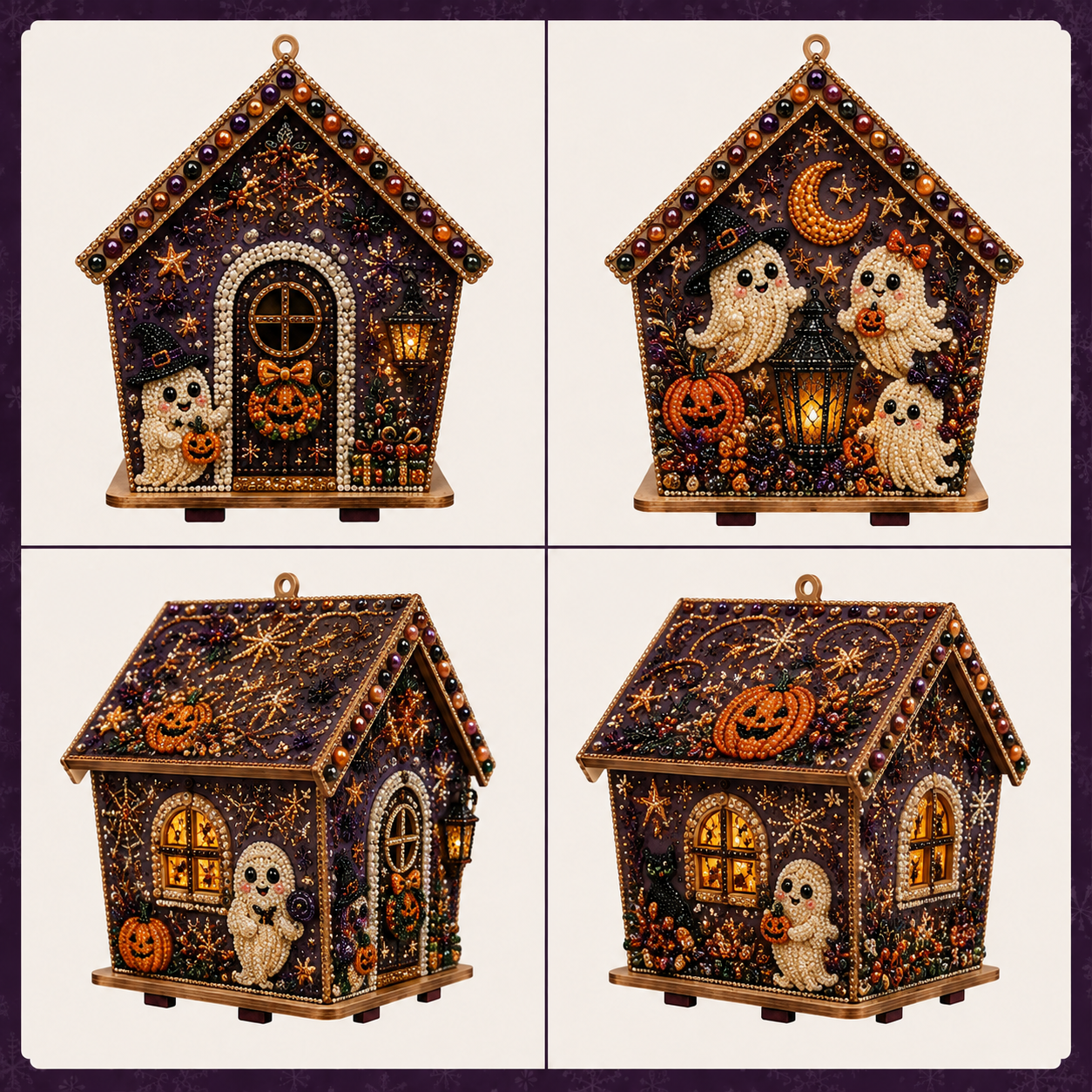 DIY Pearl Art - Moonlight Enchanted Cottage Collection