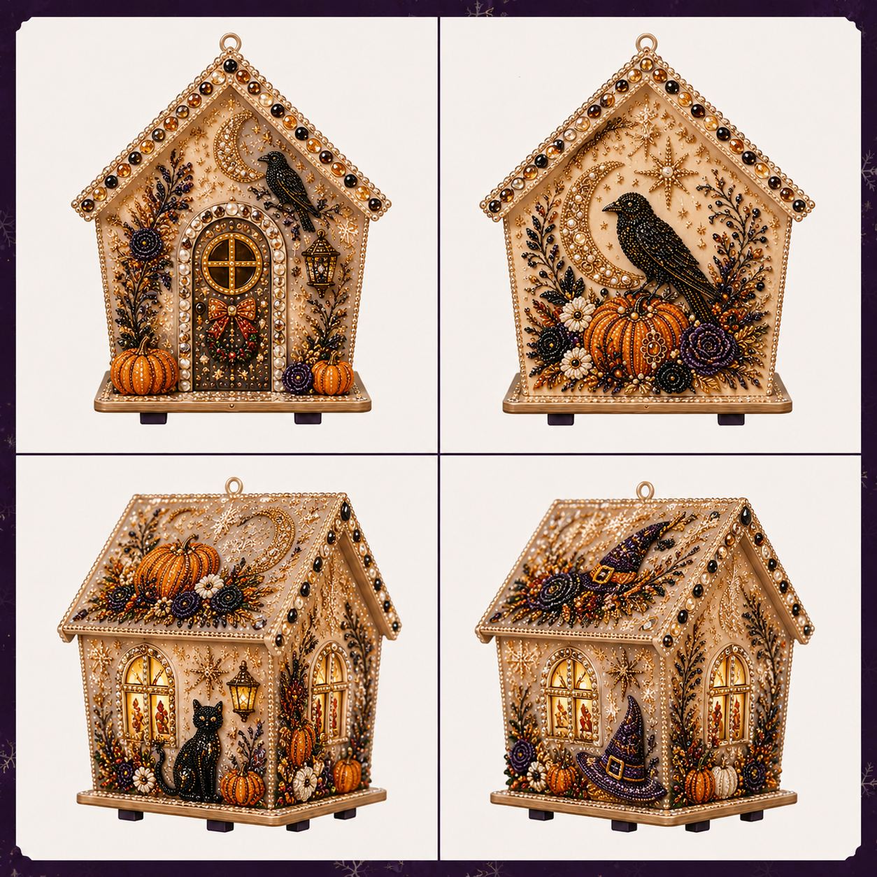 DIY Pearl Art - Moonlight Enchanted Cottage Collection