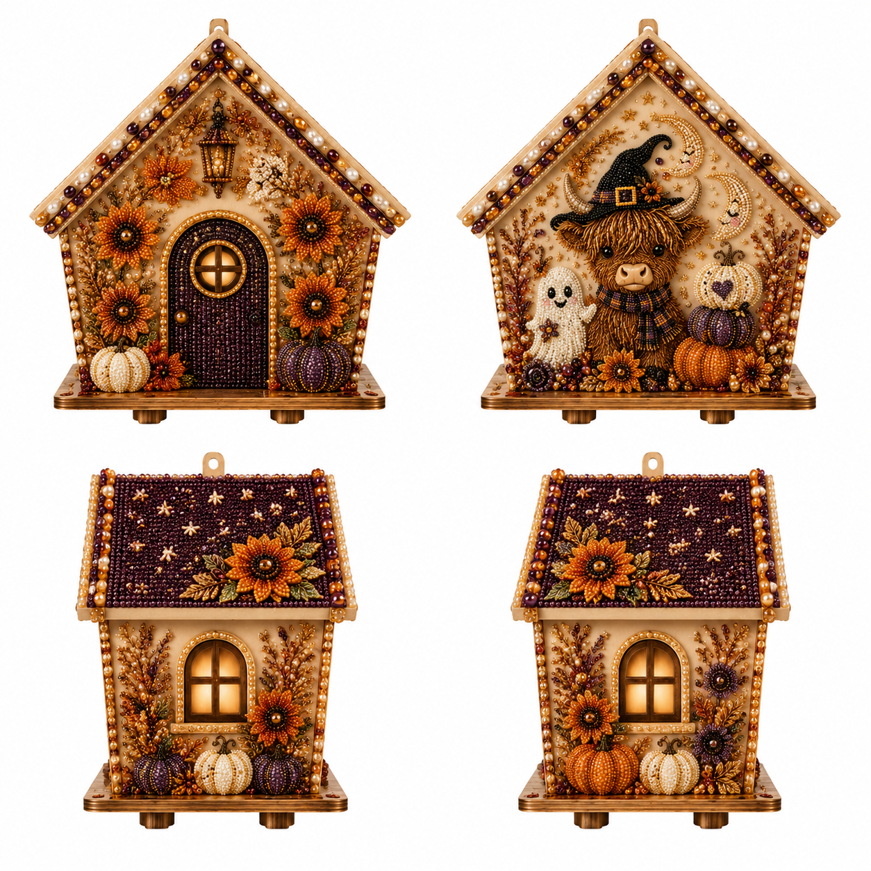 DIY Pearl Art - Moonlight Enchanted Cottage Collection