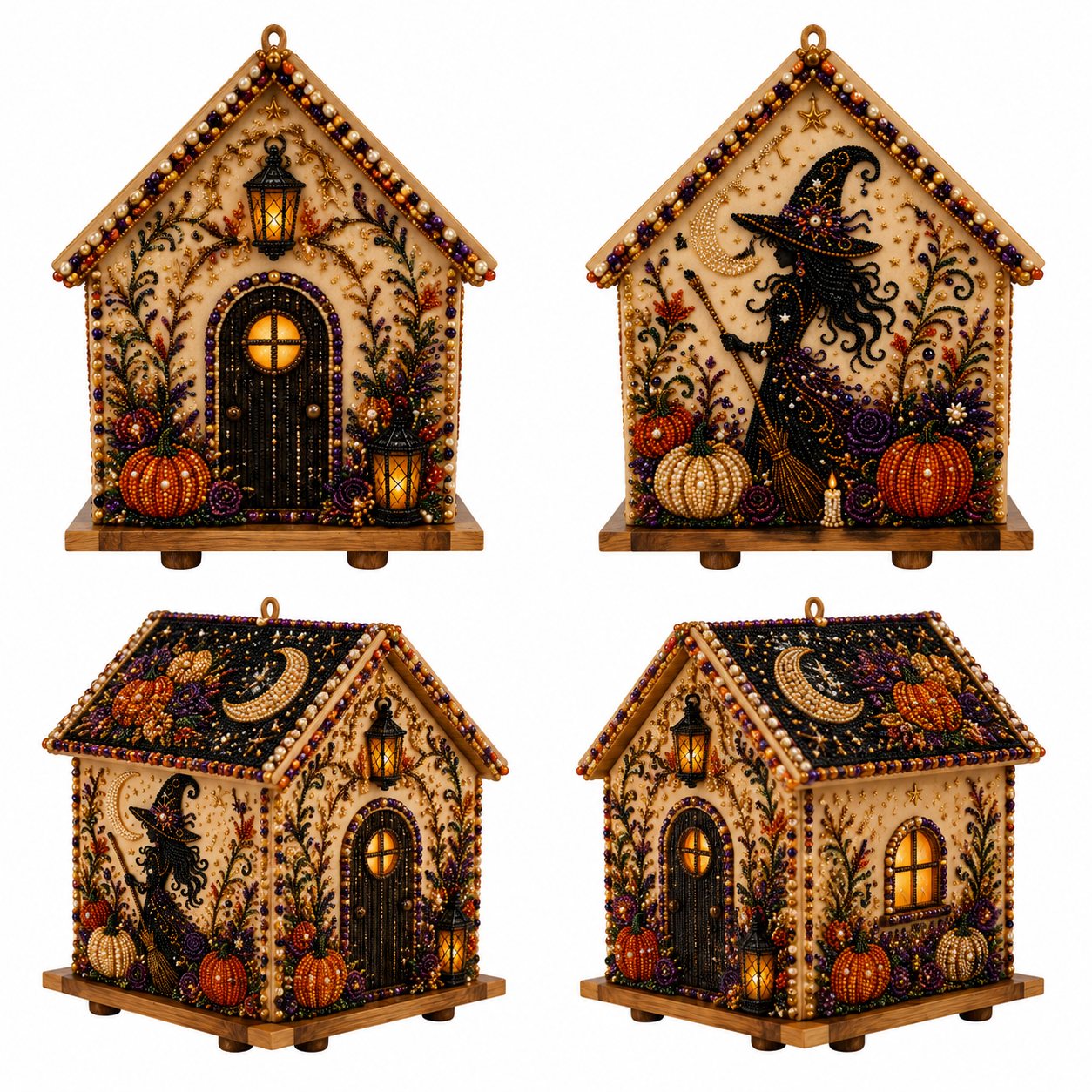 DIY Pearl Art - Moonlight Enchanted Cottage Collection