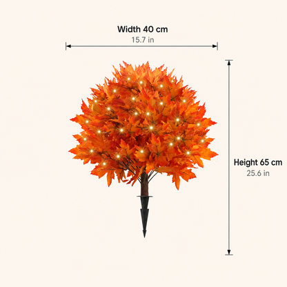 🍂Light-Up Autumn Maple Tree – LED Fall Tree Ornament