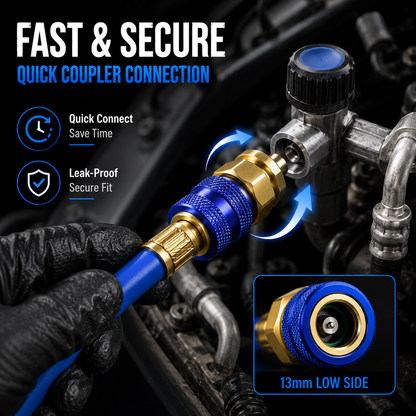 Fast • Clean • Accurate Injection-AC Oil & UV Dye Injector Kit