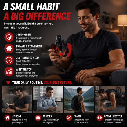 💪 Pelvic Floor Exercise Trainer – Build Strength With A Simple Daily Workout