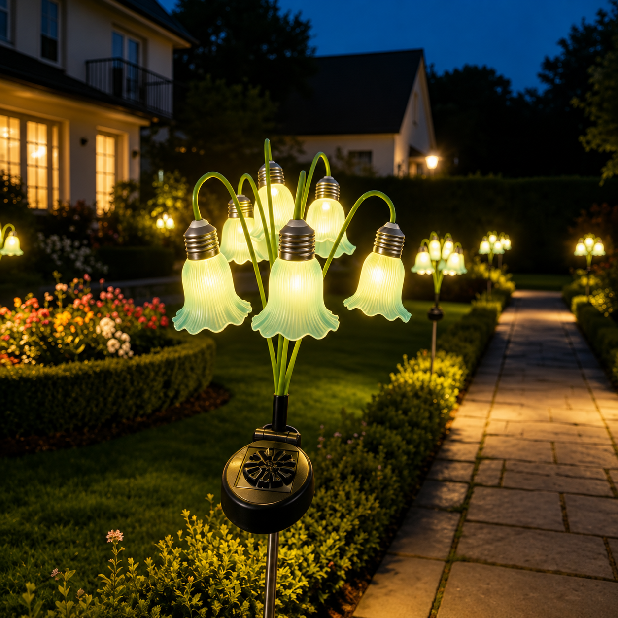 ✨ Limited-Time 50% OFF! Solar Flower Garden Lights – Auto-On Waterproof Outdoor Décor for Patios, Paths & Flower Beds
