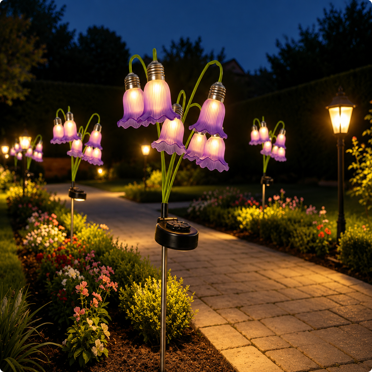 ✨ Limited-Time 50% OFF! Solar Flower Garden Lights – Auto-On Waterproof Outdoor Décor for Patios, Paths & Flower Beds