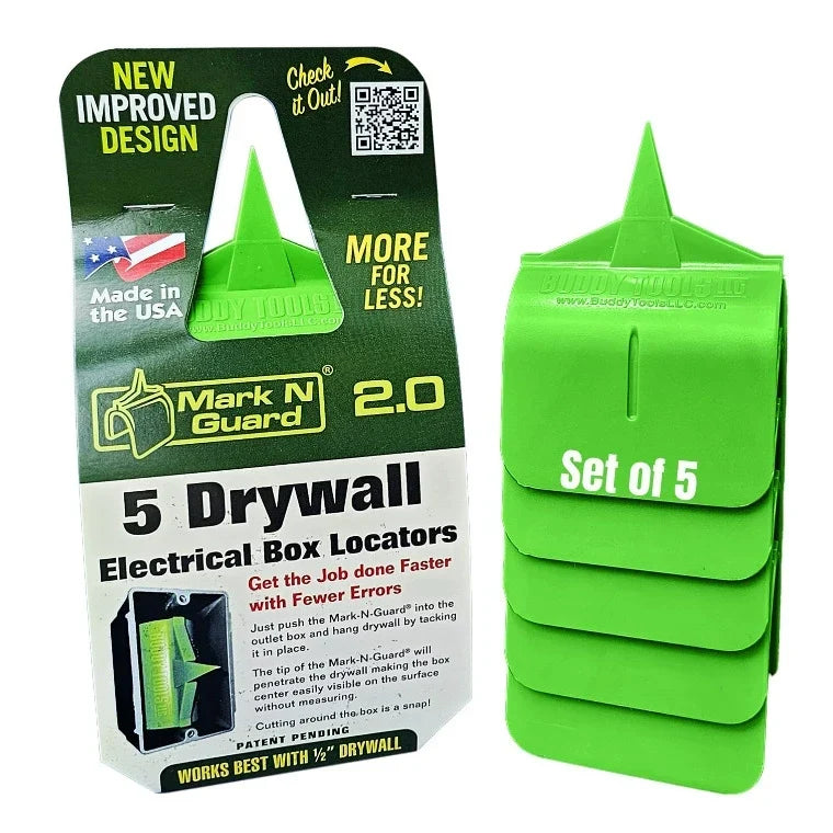 🎯 5-Piece Drywall Electrical Box Locator & Wire Protection Tool Set