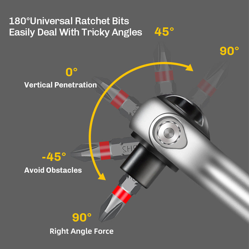 40-in-1 Magnetic Mini Ratchet Screwdriver Set for Tight Spaces 🔧