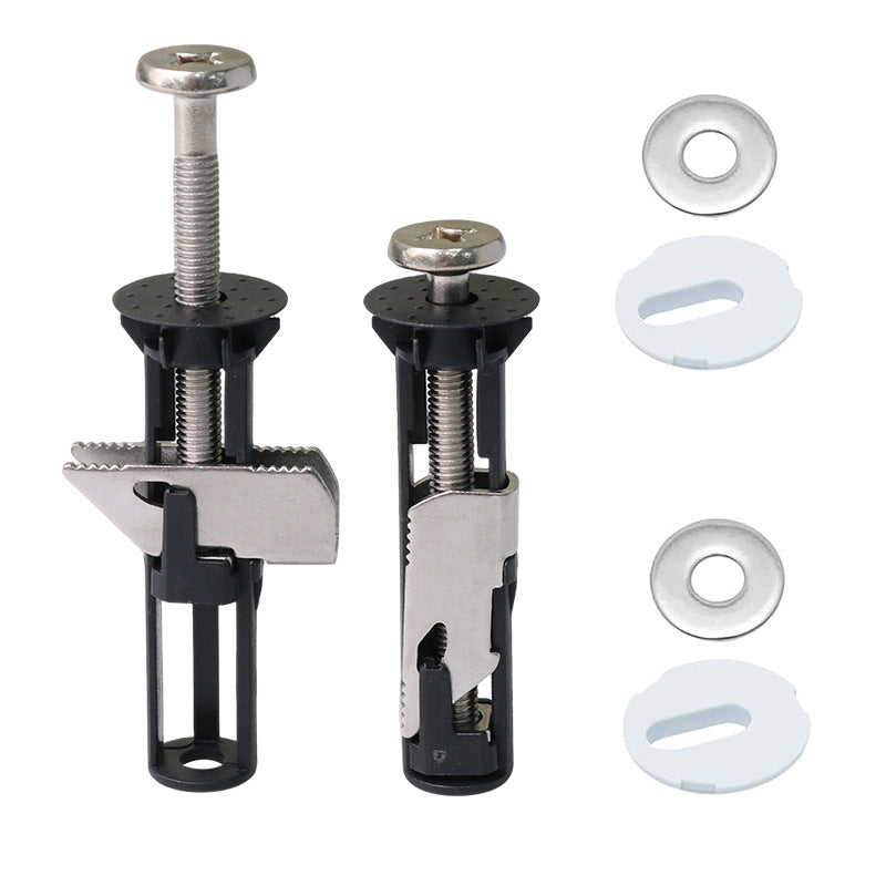 🎃Halloween Deal 50% OFF! 🔒 Universal Locking Toilet Seat Fixing Bolt – 304 Stainless Steel Quick-Lock Kit with 2 Washers
