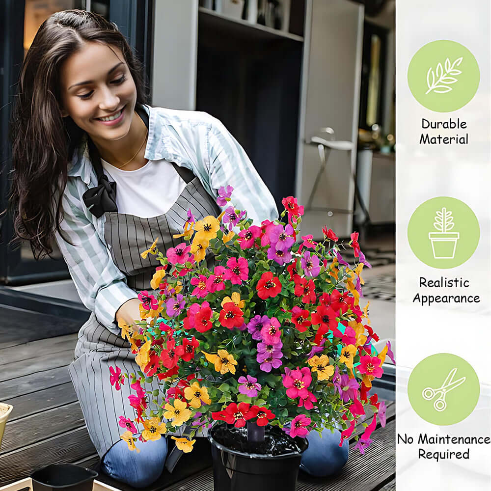 💐No-Fade Outdoor Hanging Flowers🌸☀️– Effortless Beauty