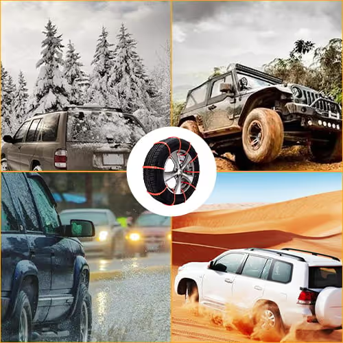 Premium Anti-Slip Snow Chain for Car Tires