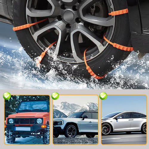 Premium Anti-Slip Snow Chain for Car Tires