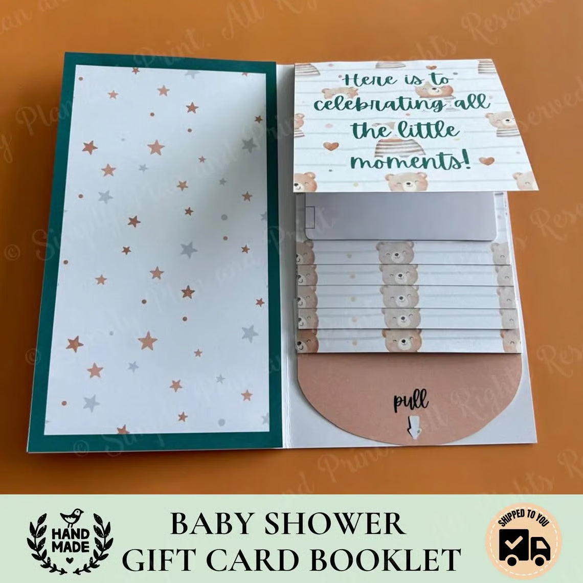 ⏰LAST DAY 50% OFF - 2026 New 🎅💳 (4PCS）Waterfall Christmas Gift Card Booklet ✨