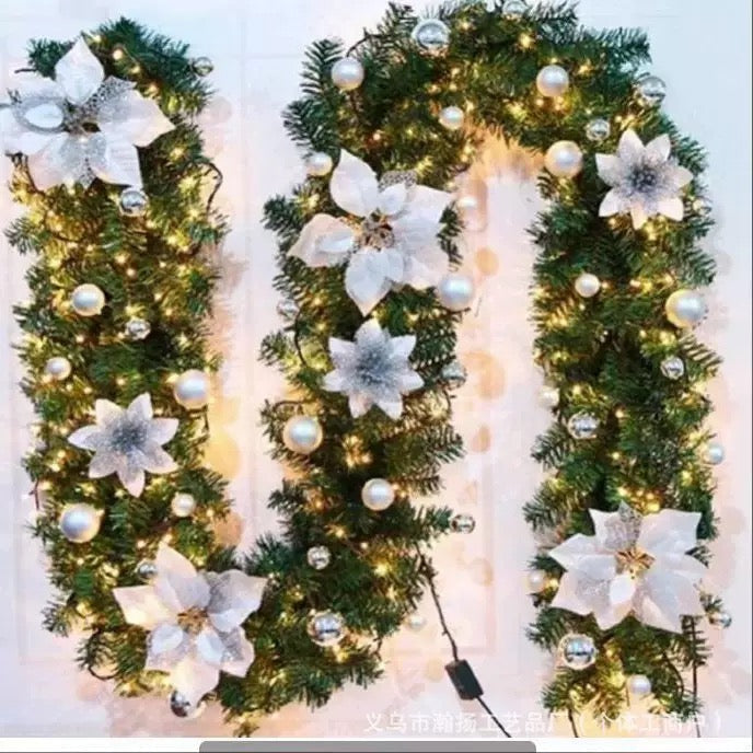 🔥Poinsettia LED Flower String Lights