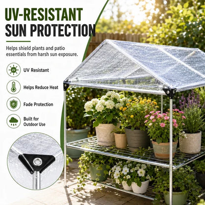 💦🌊 Clear Waterproof Tarp – Keep Rain Out Without Blocking the Light