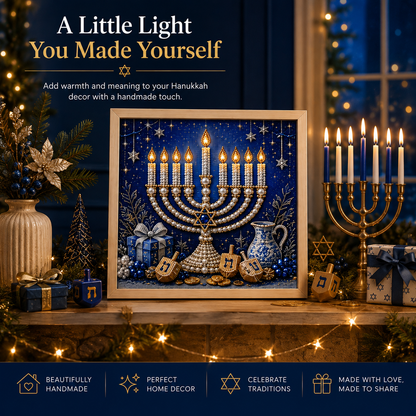 👍👍HOT SALE 50% OFF - DIY Hanukkah Pearl Art Kit🎁