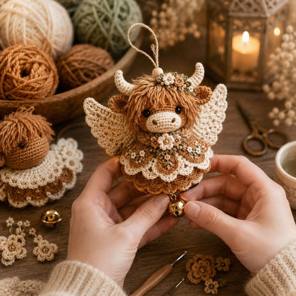 🔥Last Day49% OFF 🪽 Animal Angel Crochet Ornament DIY Kit