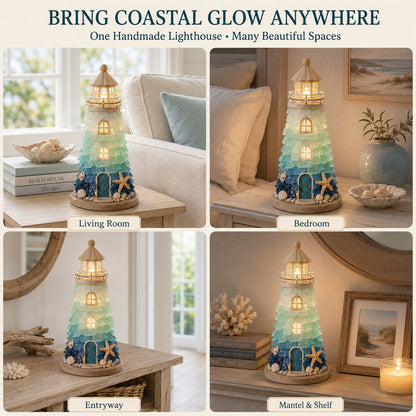 ⏳ Last Day 49% OFF – 🌊 Beginner-Friendly DIY Lighted Sea Glass💕