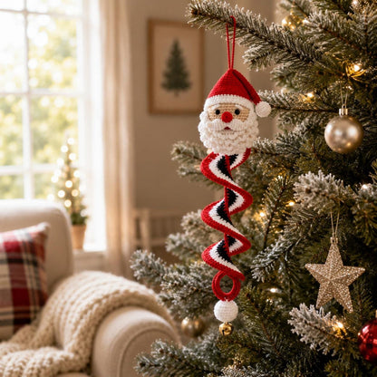 🔥Last Day 49% OFF ✨Crochet Snowman Spiral Ornament DIY Kit