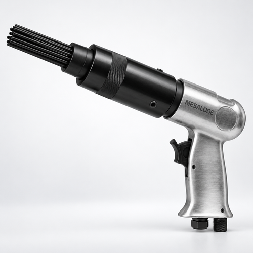 Compact Air Needle Scaler, Needle Scaler Air Tool with 19 Needles