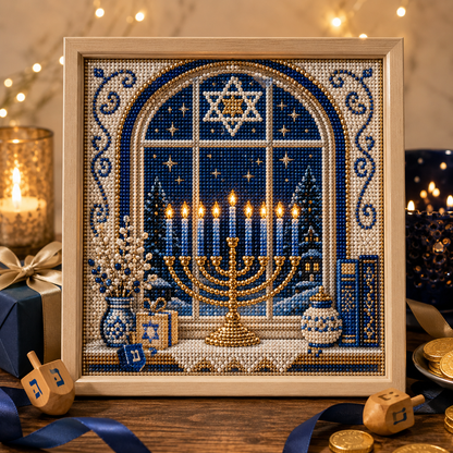 👍👍HOT SALE 50% OFF - DIY Hanukkah Pearl Art Kit🎁