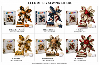 🔥Last Day 50% OFF- Large Patchwork Bow Sewing Kit 💕