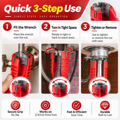 🎃Halloween Deal 50% OFF! 🔧8 in 1 Multifunctional Sink Wrench