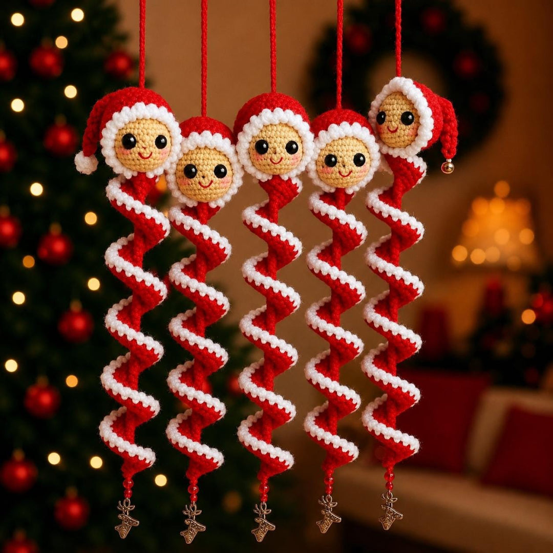 🔥Last Day 49% OFF ✨Crochet Snowman Spiral Ornament DIY Kit