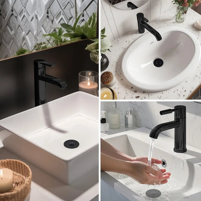 Upgraded 3-in-1 Bathroom Sink Drain Strainer Bathroom Decor Accessory