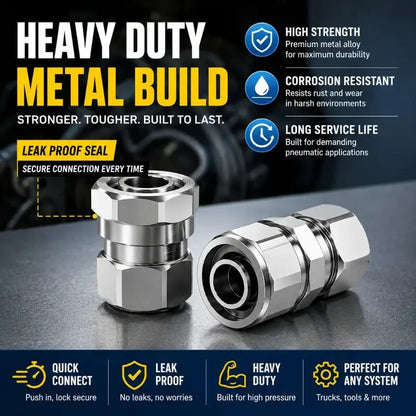 🔥HOT SALE🔥🔥HOT SALE🔥Heavy-Duty Truck/RV Air Line Fitting Kit (8-Piece Set)