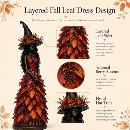 🔥🧙Enchanted Autumn Witch Figurine (✨2026 Limited Edition)