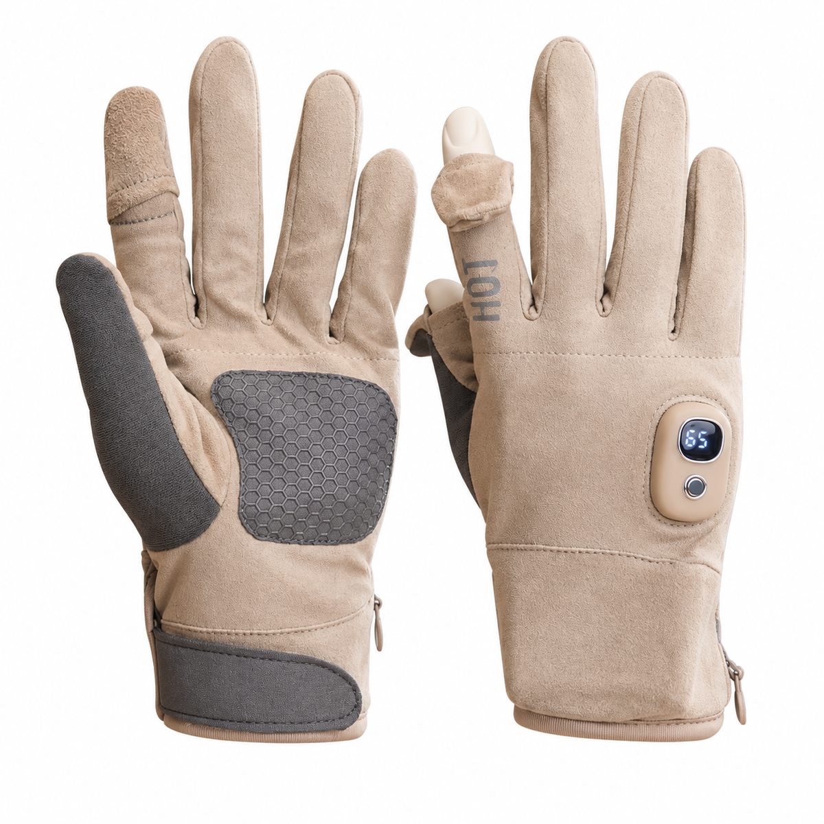 🔥 HOT SALE | Rechargeable Heated Gloves –  Touchscreen Winter Gloves with Adjustable Heat for Skiing, Hiking & Outdoor Use